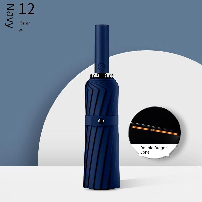 Fully Automatic Umbrella, Sun Protection Umbrella, Uv Protection Umbrella, Dual-Use for Sun and Rain, Foldable, Reinforced, Large Size for Home Use