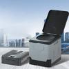 Toilette Pliante avec Couvercle Voiture Bateau Potty Portable pour Camping Randonnée Plage Embouteillage Voyage d'Urgence Voyage en Autonomie