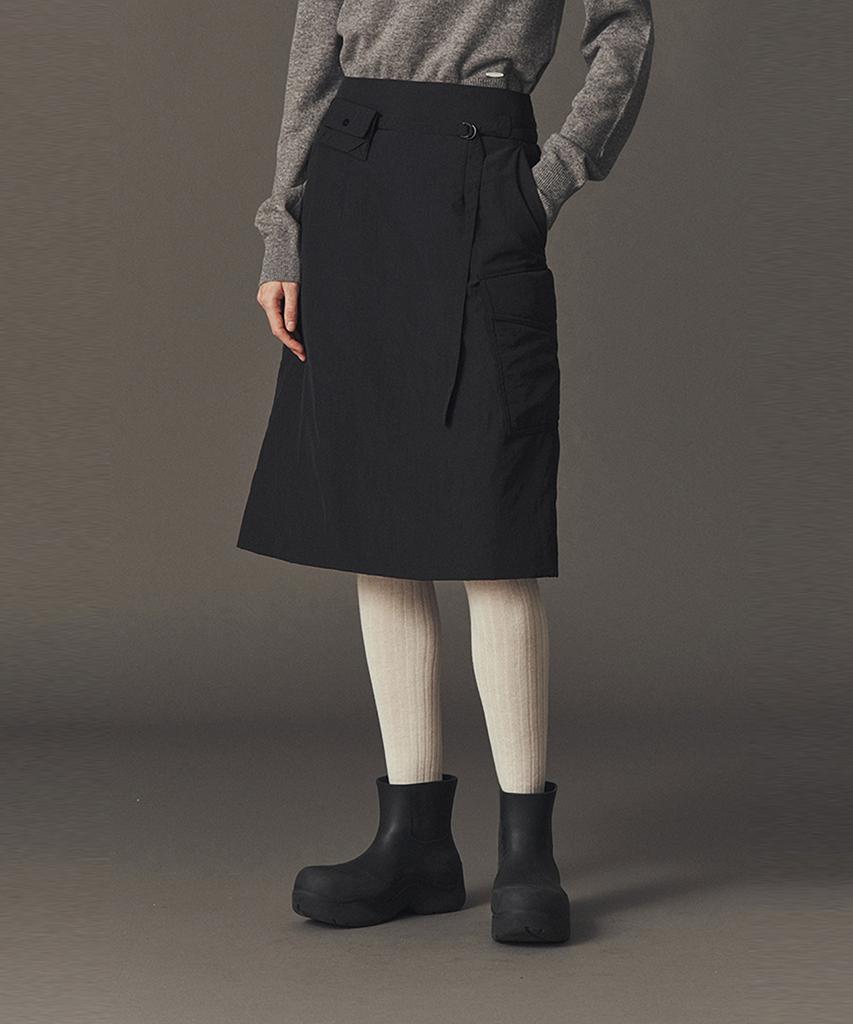 Awi Soft Puffer Skirt_Black