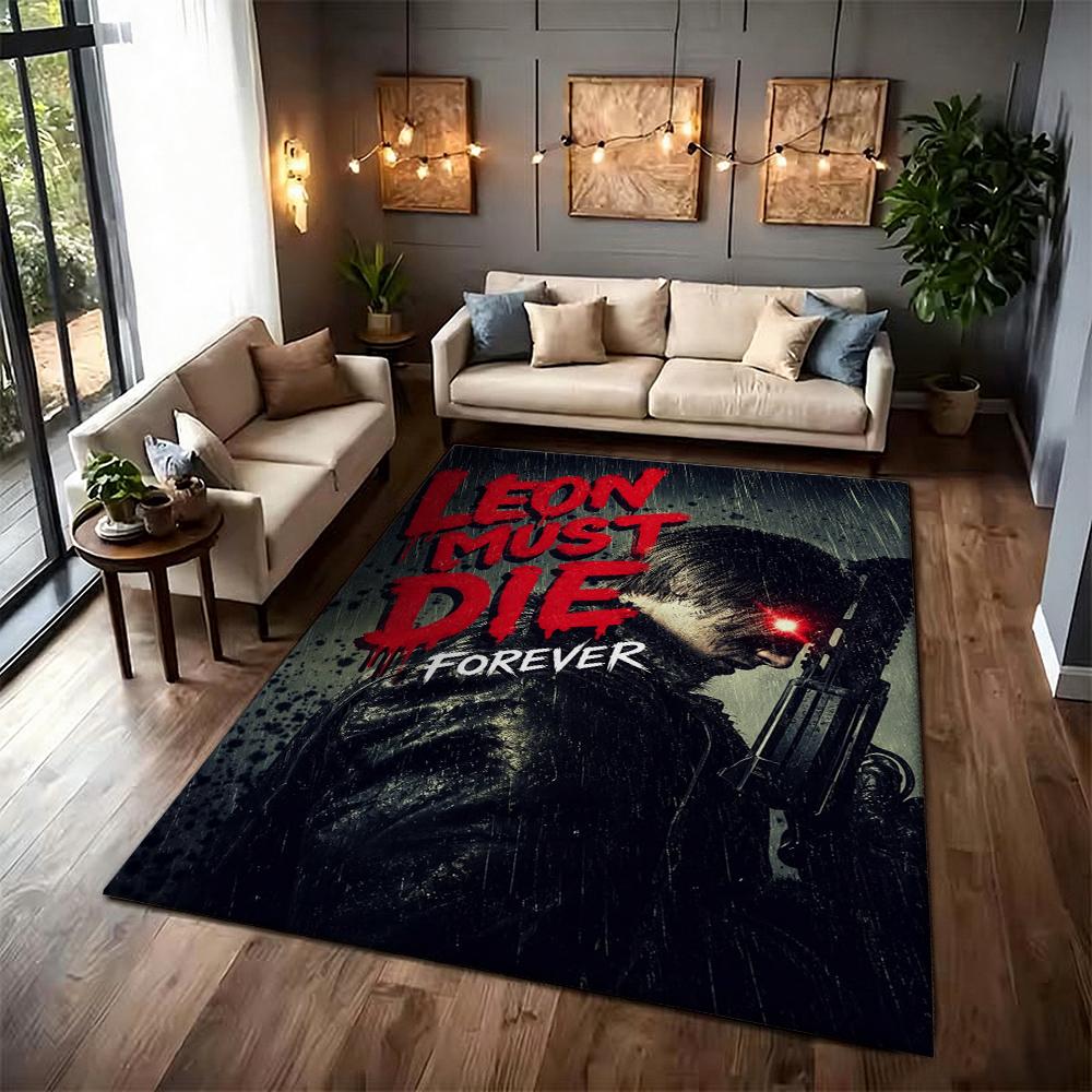 Resident Evil Death Island Rectangular Rug Thick Nonslip Carpet For Kids Bedroom Play Area Home Decor Memorial Gift