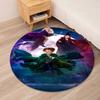 Hocus Pocus Printed Round Rug Carpet Chair Rug Area Rug Entryway Doormats,for Office Chair Living Room Bedroom Kitchen Room.