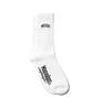 MAGOODGAN Athletic 9401 Logo Embroidered Off-White Sports Socks