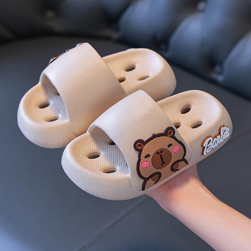 2026 Capybara Kids' Quick-Dry Non-Slip Summer Slippers and Sandals