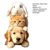 Yousheng Stacking Pet Static Window Cling, Dog Cat Rabbit Decorative Glass Sticker, No Adhesive Removable Animal Window Sticker for