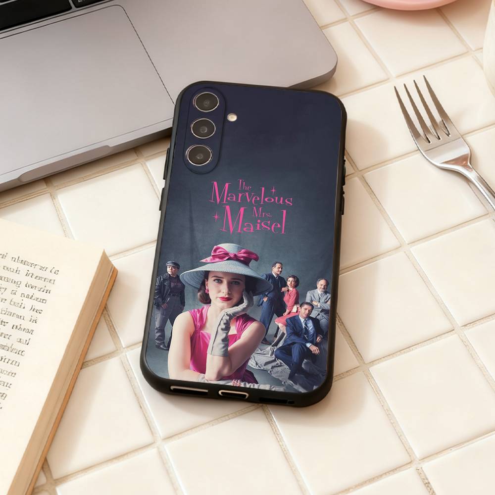 The M-Marvelous Mrs. Maisel phone Case For Samsung Galaxy A73,A72,A71,A70,A53,A52,A51,Others Soft Black Shell