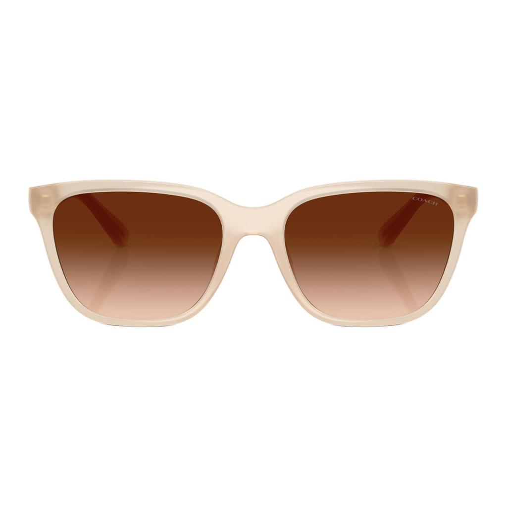 Coach Square Sunglasses Unisex Sunglasses Coconut-White 0HC8429D-588374