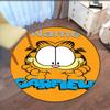 Custom Name Garfield Printed Round Rug Carpet Chair Rug Area Rug Entryway Doormats,for Office Chair Living Room Bedroom Kitchen Room.
