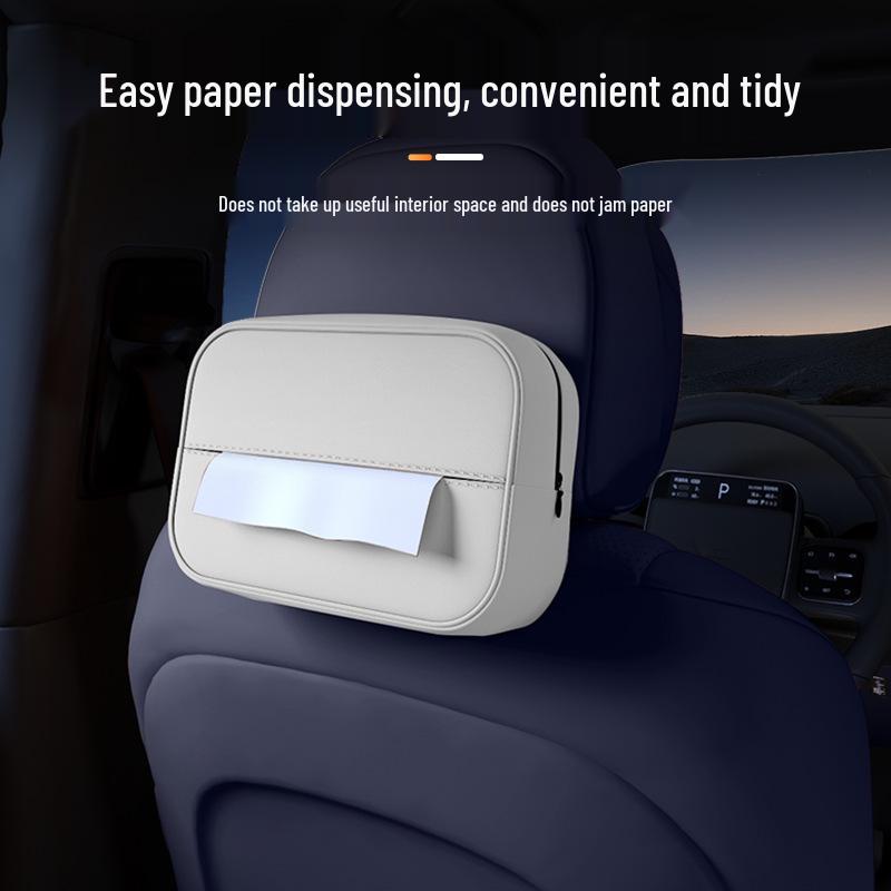 Zeekr 9X Seat Hanging Console Tissue Box - Car Interior Decoration 2025 Model
