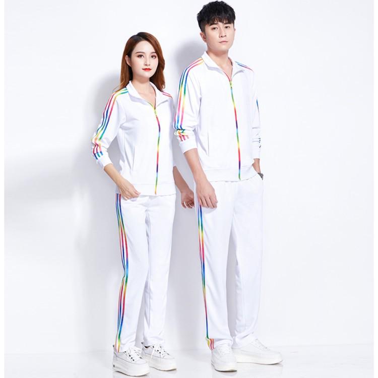 New Large Size Long Sleeve Sports Uniforms for Walking, Gymnastics, Fitness, and Square Dancing