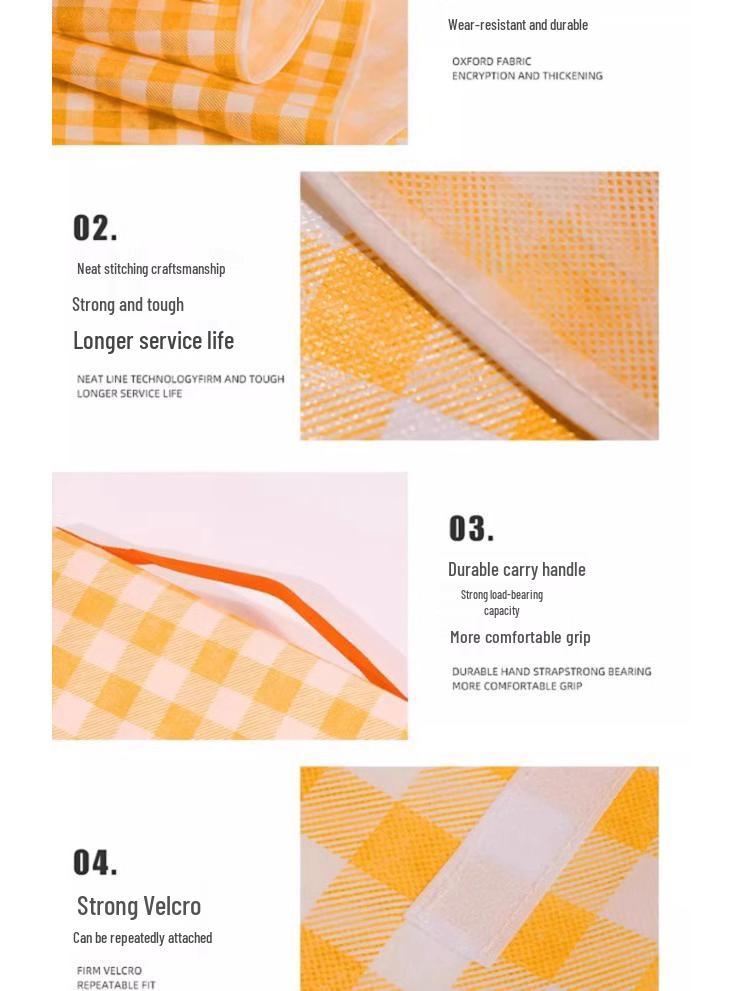 Thickened Waterproof Picnic & Camping Mat - Moisture-Proof, Portable & Foldable