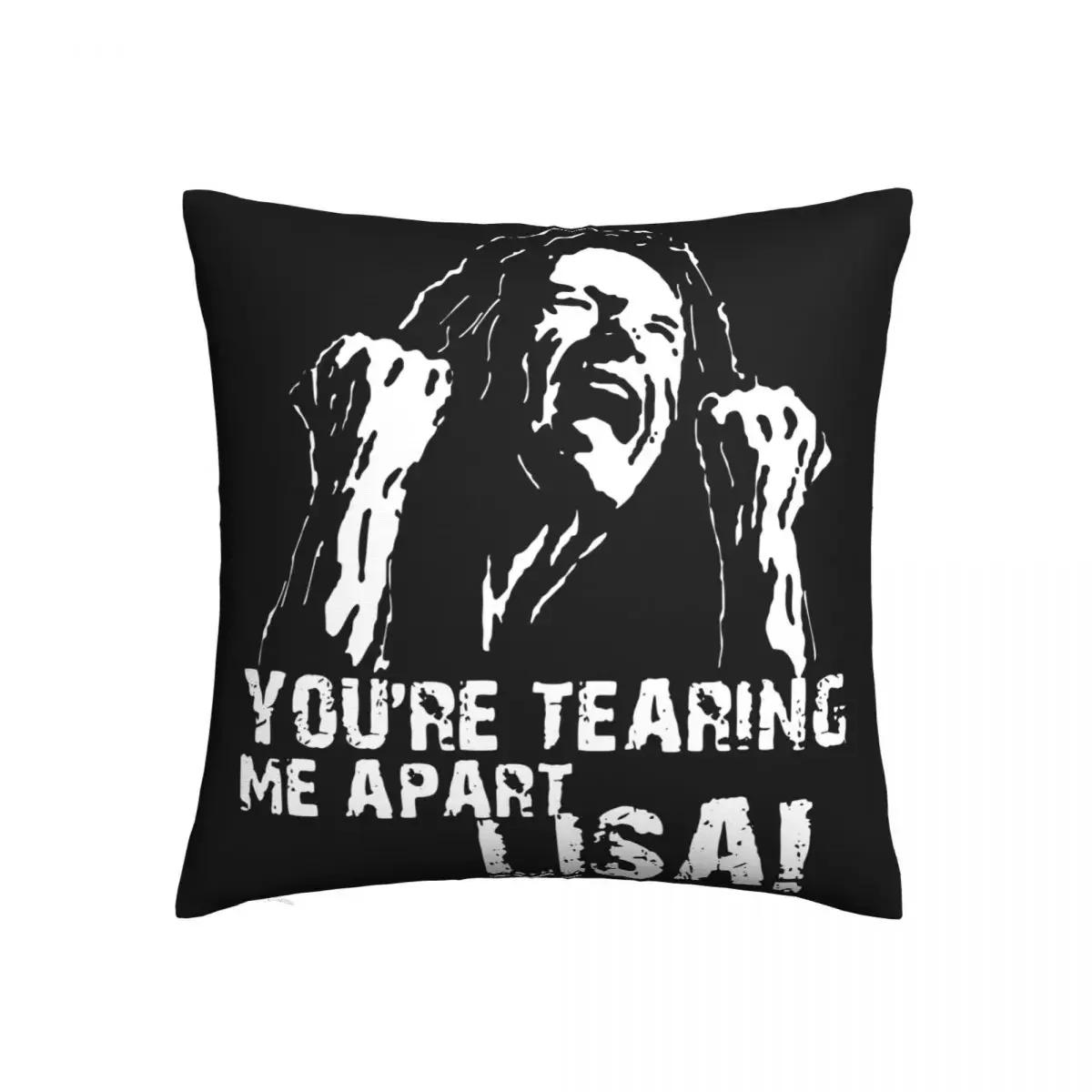 

Ты разрываешь меня на части Лиза Наволочка Принтованная ткань Наволочка для подушки Подарок Комната Наволочка для подушки Домашняя Квадратная 66x66cm розовый