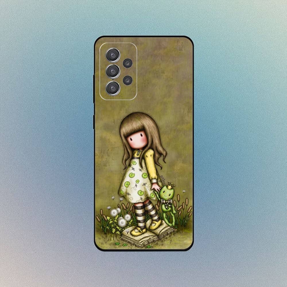 Cute S-Santoro G-Gorjuss Phone Case For Samsung Galaxy S25,S24,S21,S22,S23,S30,With Bracket Cover