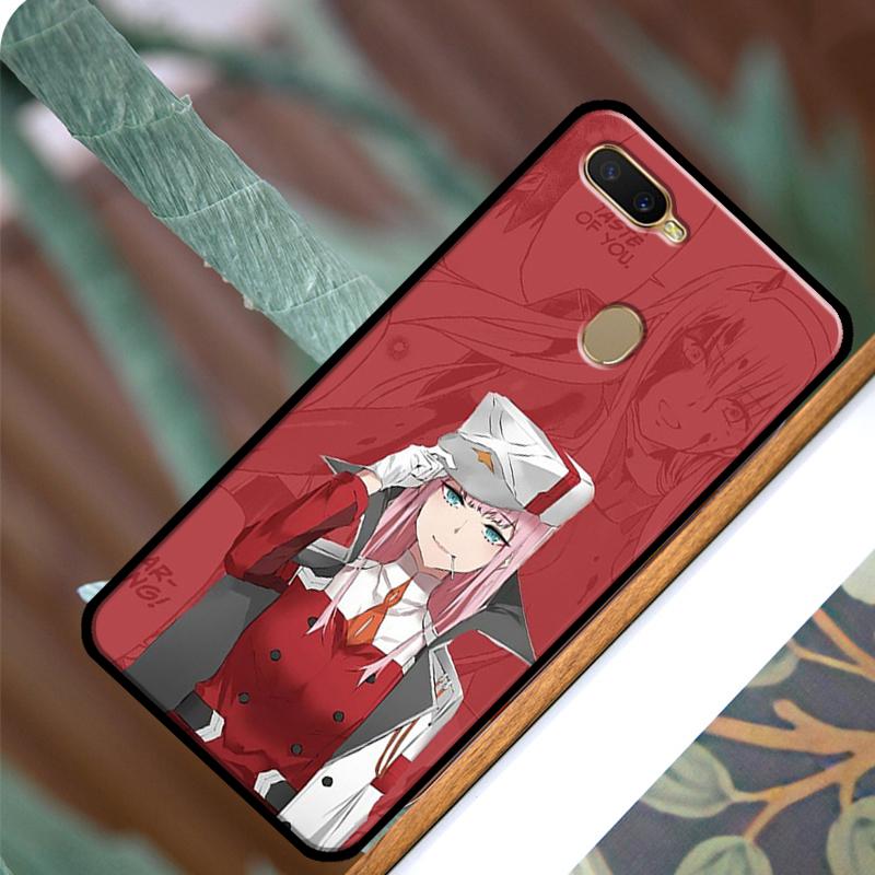 Zero Two Darling In the FranXX Anime Cover For OPPO A52 A72 A54 A74 A94 A1K A15 A83 A91 A5 A9 A31 A53 A53S A3S A5S Phone Case