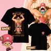 Tony Tony Chopper Anime One Piece Printed Tshirt Unisexs and Womens Tshirt Unisexs Top Sports Tshirt 2026 Summer New Tee