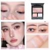 Punk Smokey Matte Glitter Eyeshadow Palette with 9 Cool Toned Colors