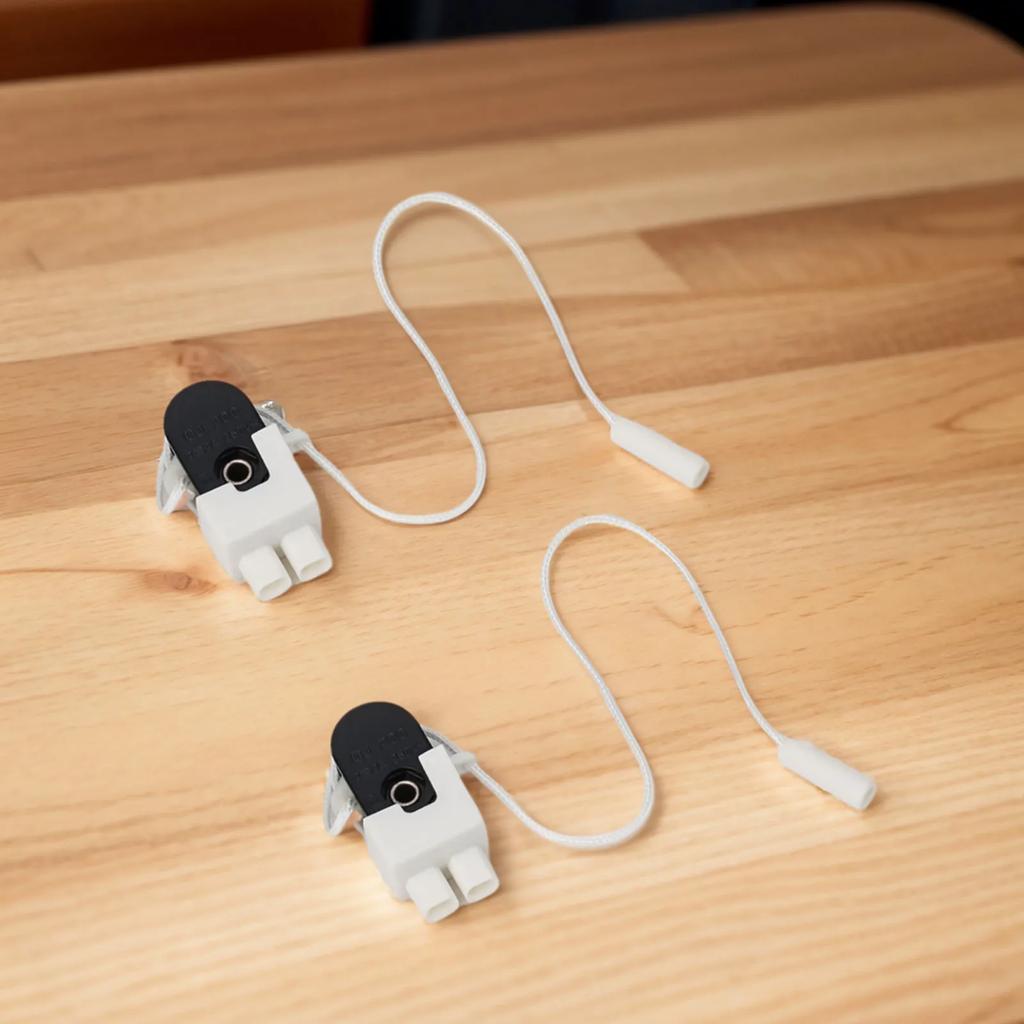 Cord-operated Switch Pull Switch Stainless Steel White&Black Convenient To Install Repair Replacement Practical