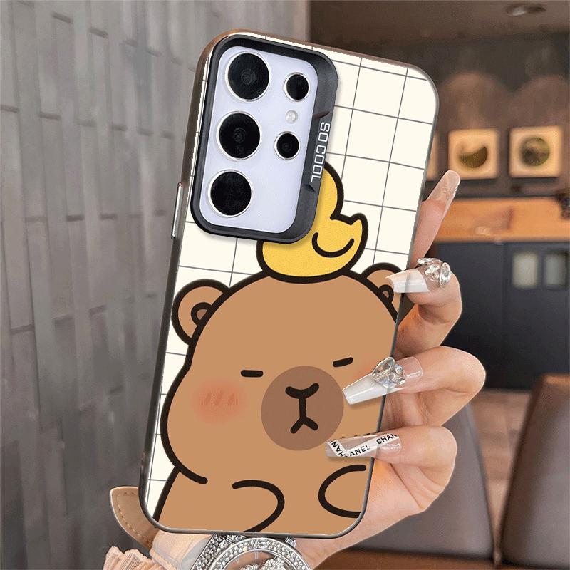 Lustige Capybara Cartoon Niedliche Weiche Handyhülle für Samsung A17 A16 A15 A14 A13 A57 A56 A55 A54 A53 A37 A36 A35 A34 A33 A26 A25 A24