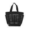 Mesh Shower Tote Bag with 7 Pockets Handle Bath Organizer Quick Dry Hanging Toiletry Bag for College Dorm Gym Bathroom