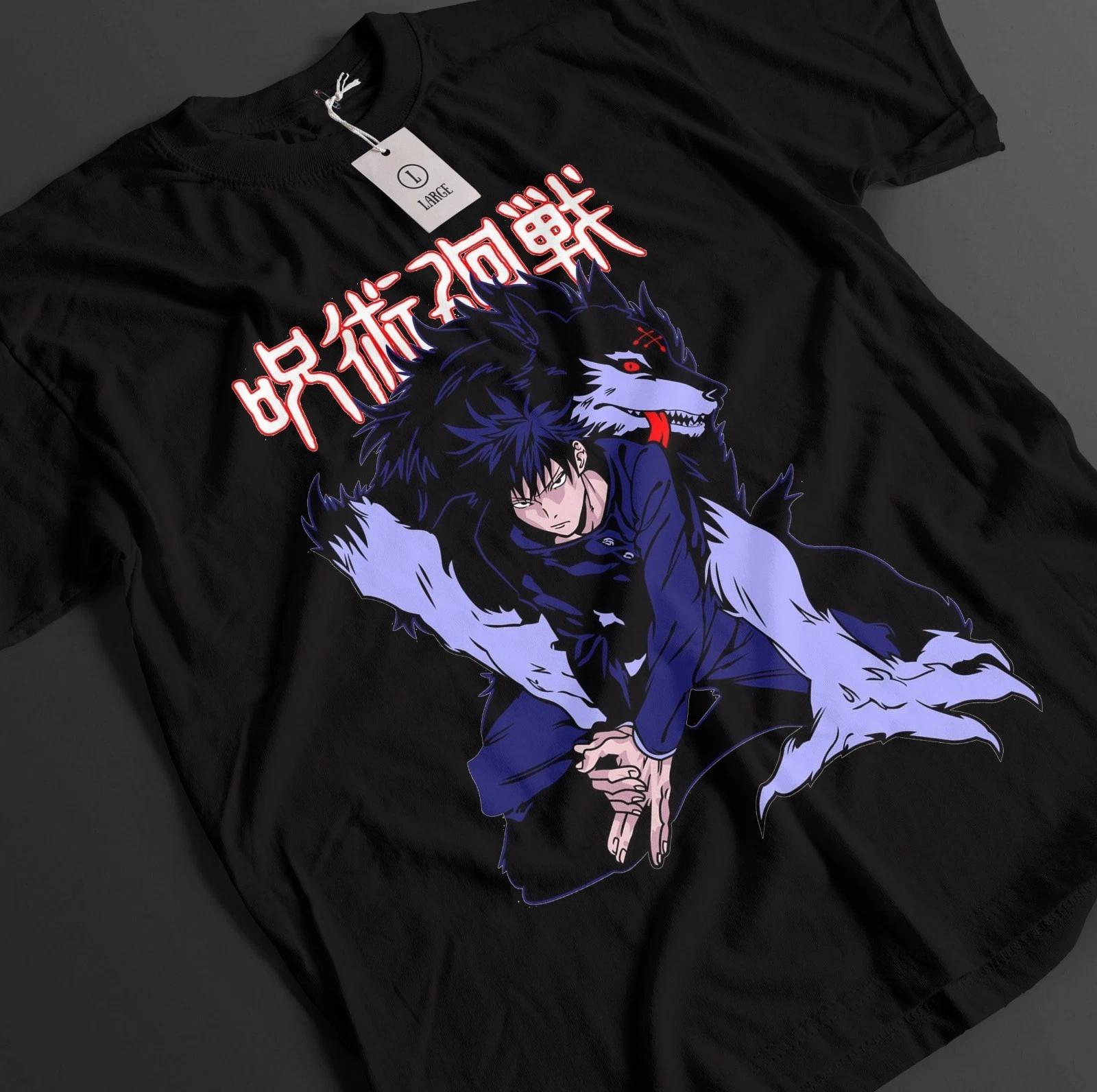 

Футболка Jujutsu Kaisen Годжо Сатору Футболка Сукуна Тодзи Топ Аниме JJK Унисекс Футболка M