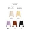 Women's V-neck Ruffle Bell Sleeve Cashmere Cardigan - Soft Knitted Loose Fit Sweater