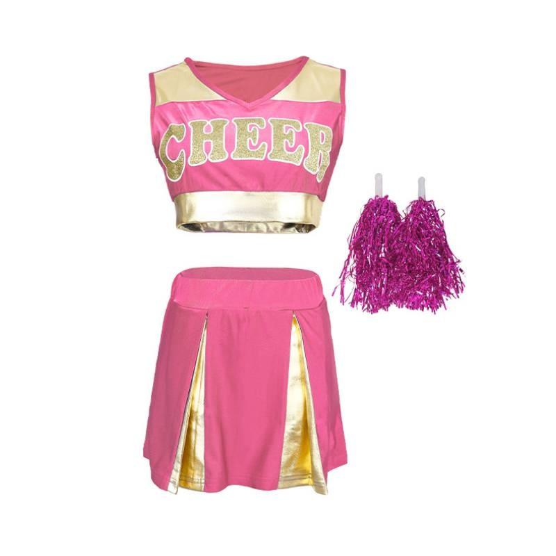 Cheerleading Dance Performance Uniform Short Skirt Suit Halloween Gift Party