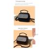 Women Multi Compartment Soft Faux Leather Handbag with Detachable Crossbody Strap for Daily Commute