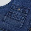 Mens Denim Jacket XL-7XL Plus Size Casual Outdoor Vest Multi-pocket Sleeveless Vest Waistcoat Spring Autumn Male Clothes