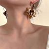 Acrylic Earrings Stud Floral Flower Drop Earring New Petal Earrings  Ladies Girls
