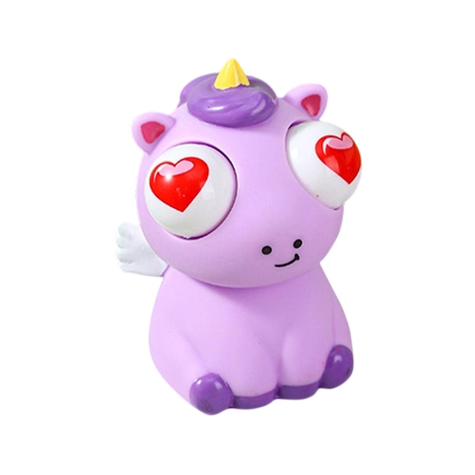 Squeezeup Wideeyed Plush Toy, Wideeyed Stress Relief Toy фиолетовый