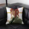 1pc Anime Chainsaw Man Makima Pillow Case Fashion Square Pillowcase Bedroom Sofa Room Ins Decoration Leisure