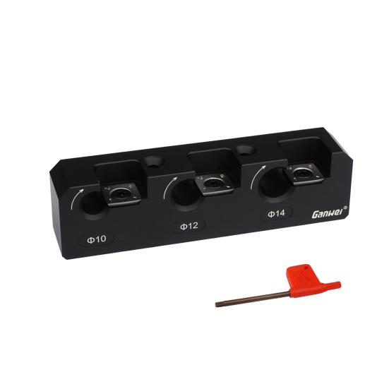 1 Set Log Stick Making Locator Aluminum Alloy Electric Drill Milling Dowel Round Rod Auxiliary Tool Carpentry