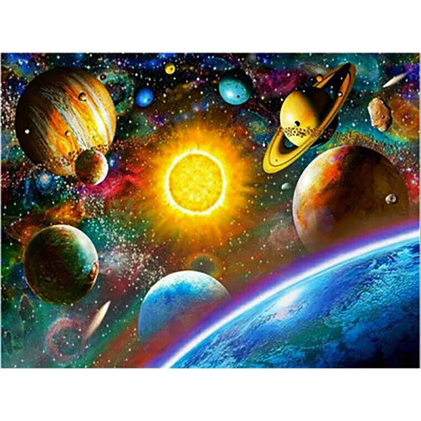 5D DIY Diamond Painting Universe Space Landscape Kit Full Drill Round Embroidery Mosaic Art Picture of Rhinestones Home Decor
