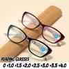 Neutral Fashion New High-Definition Anti-Blue Light Presbyopia Glasses Men And Women Retro Ultralight Reading Glasses +3.5+4.0