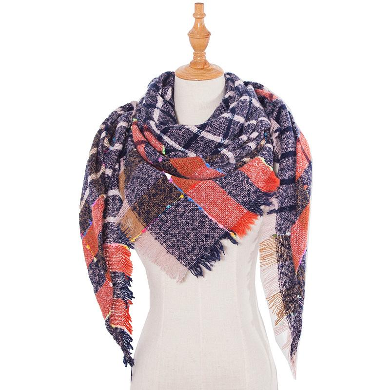 

Fashion Imitation Cashmere Women Triangle Scarf Autumn Winter Scarve Pashmina Mujer Female Echarpe Hiver Foulard Bufanda Shawls One Size& 8Y
