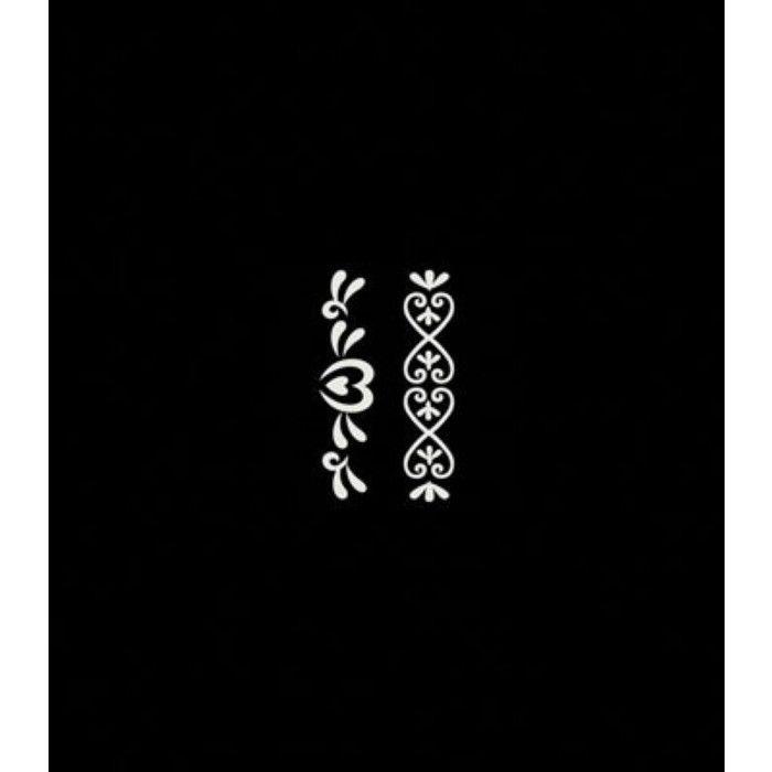 Pochoir adhésif Bracelet Coeur 7x10 cm