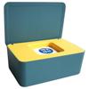 Caixa Estojo para Lenços Umedecidos Nao Plus Interior Necessidades Diárias Folhas Desinfetantes Recipiente de Refil Cor da Tampa - Azul Amarelo 2