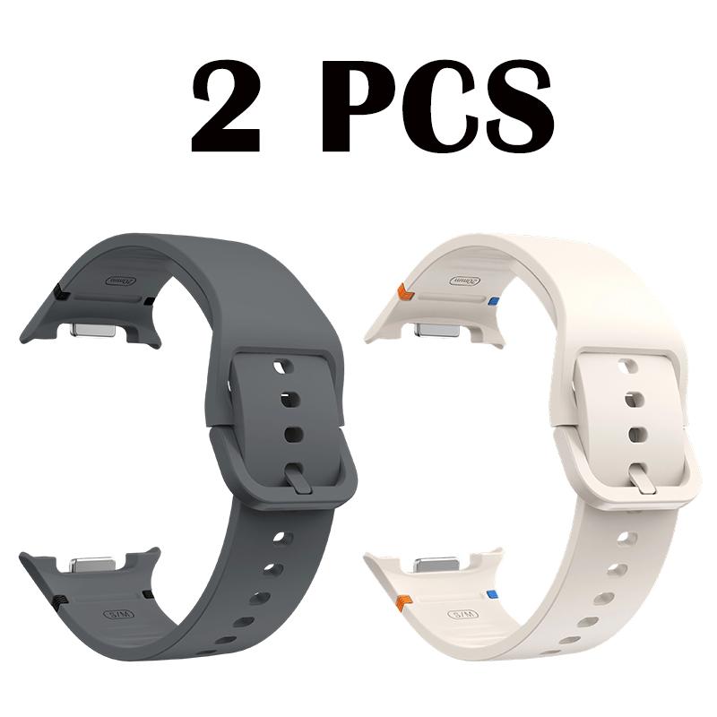 

Силіконовий ремінець без зазору для Samsung Galaxy Watch 8 40мм 44мм на заміну браслету М який спортивний ремінець для Galaxy Watch 8 Classic 46мм Galaxy watch 8 40mm