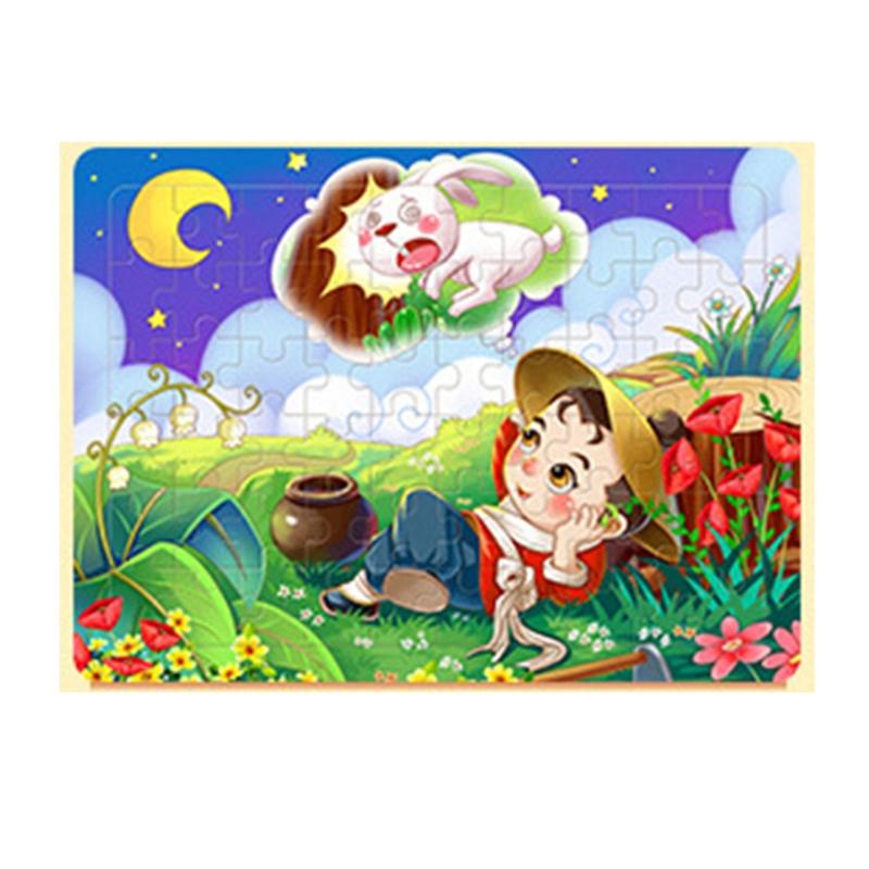60 Stück Früherziehung Tierpuzzles Lern-Spielset Spielzeug-Set Pädagogisches Set Puzzle Kinder Pädagogisches Spielzeug Zuhause