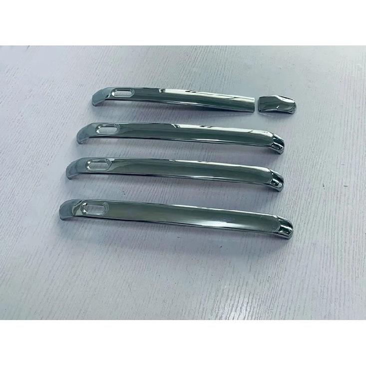 For Lexus LBX  2024 2025 Car Accessories ABS Chrome Door Handle Cover With Smart Key Hole Catch Cap Trim Molding