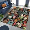 1pc Anime Cartoon Design Office Chair Mat - Cute Monsters and Creatures Decorative Rug for Home, Office, Living Room, Bedroom, Game Room - Non-Slip Ca