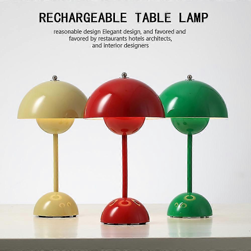 2023 2024 NEW Flower Bud Table Lamp, Wedding Room, Bedroom, Desk Decoration, Lamp, Bedside Lamp (Rechargeable)