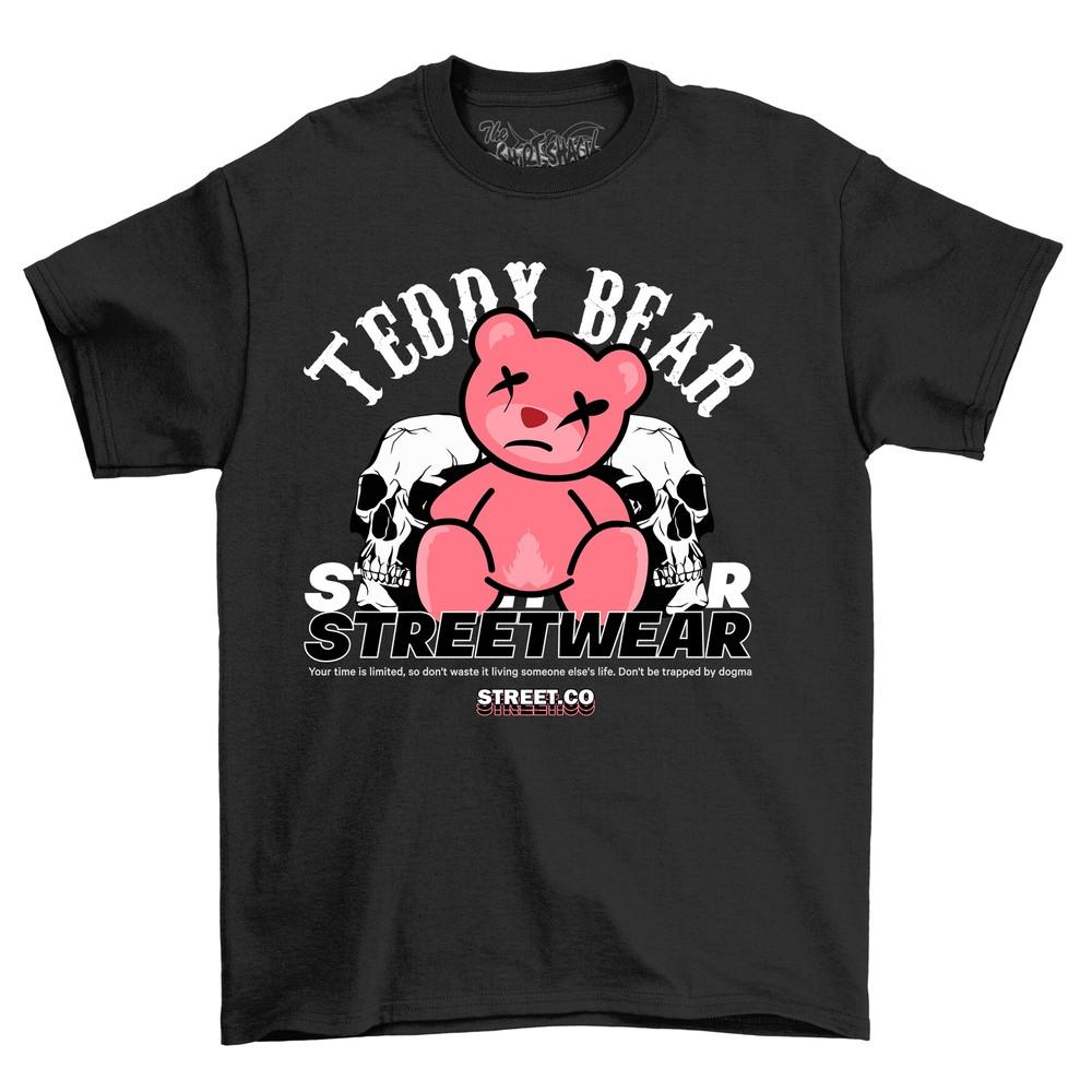 'BEARSTREET2-1 5'' Teddy Bear T-shirt - Funny and Huggable! Unisex Cotton Tee with B