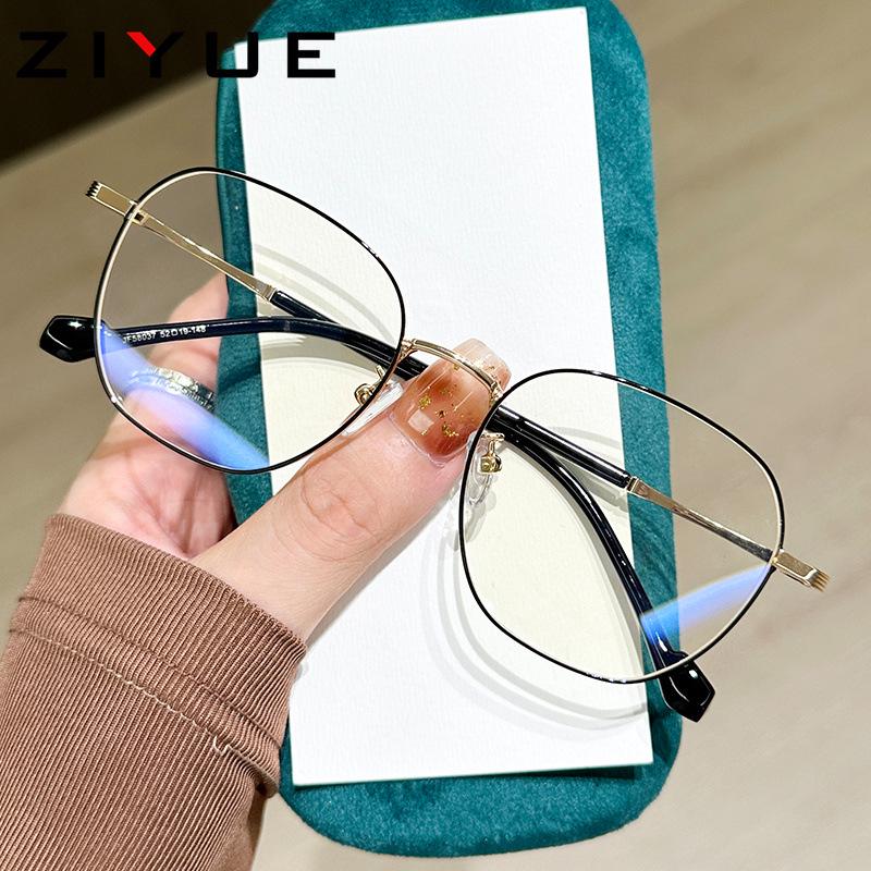 

Сверхлегкие женские овальные очки серебристого цвета: Защита от УФ-лучей и совместимость с рецептурными линзами