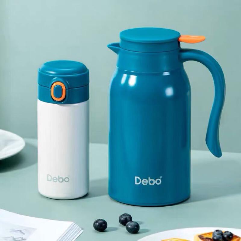 Debo Oakden Stainless Steel Vacuum Flask Set