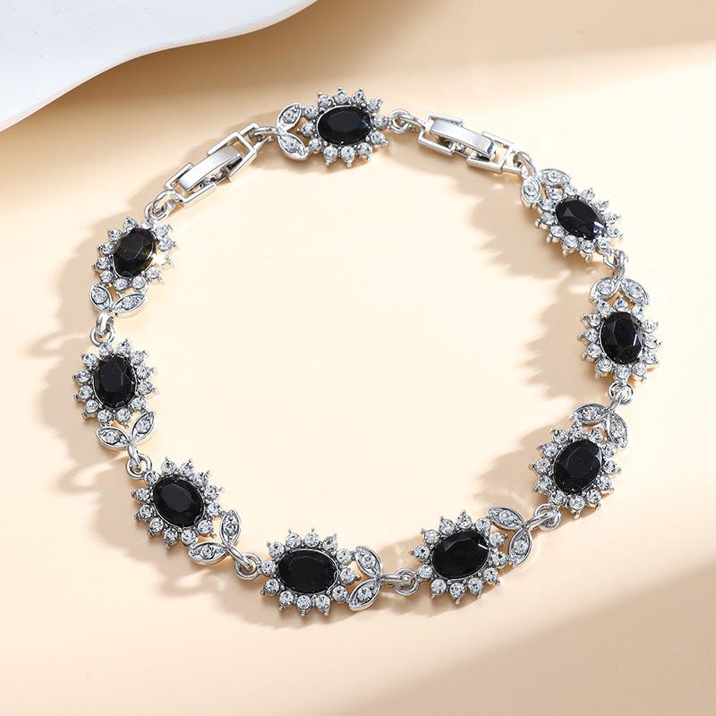 Personalisierte Trendige Modische Damen Einfaches Eingelegtes Zirkon Armband Leichter Luxus Vielseitiger Schmuck