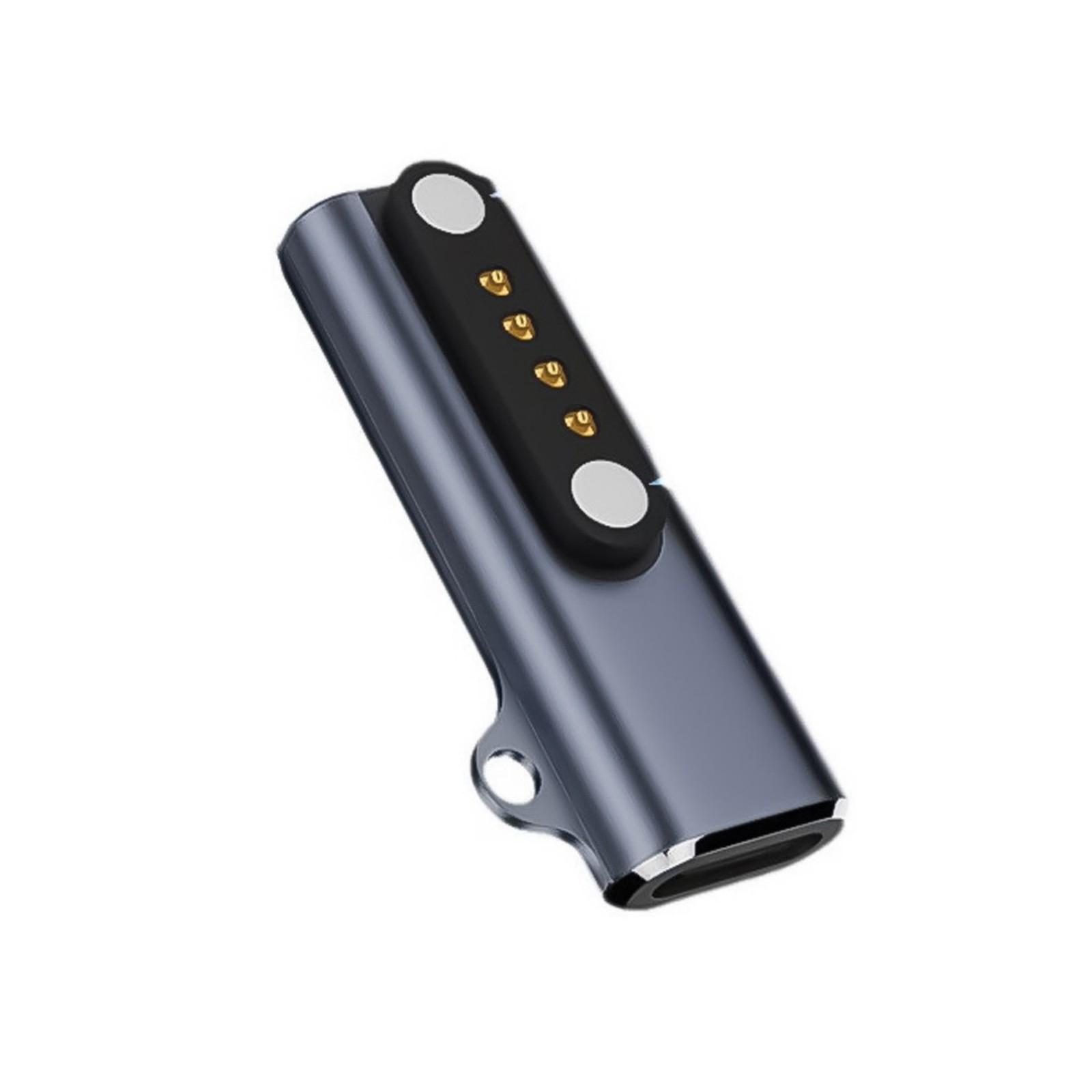 

Магнитный адаптер Type-C на 2-контактный/4-контактный для наушников с костной проводимостью, шаг 7,62 мм, алюминиевый корпус с синим светодиодным индикатором A