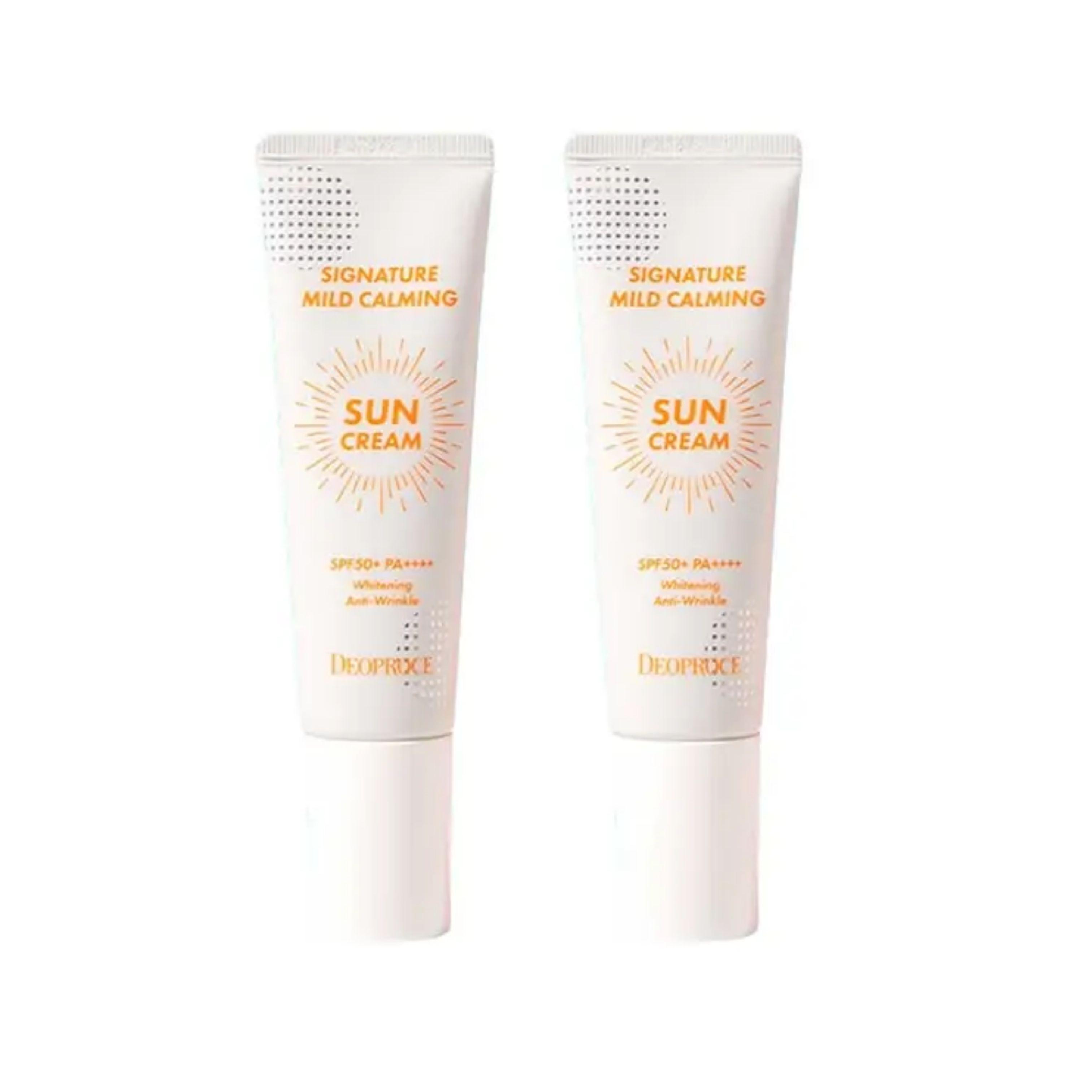 Deoproce Signature Mild Calming Sun Cream 50g x 2
