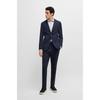 BOSS Italian Cotton Blend Slim Fit Shirt Open Grey  50539612073 
