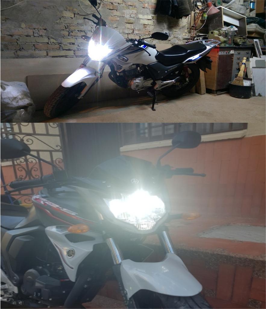 1X 25W H4 LED Motorcycle Headlamp Lighting LED Light Bulb Hi/Lo Beam Bulb 2500LM