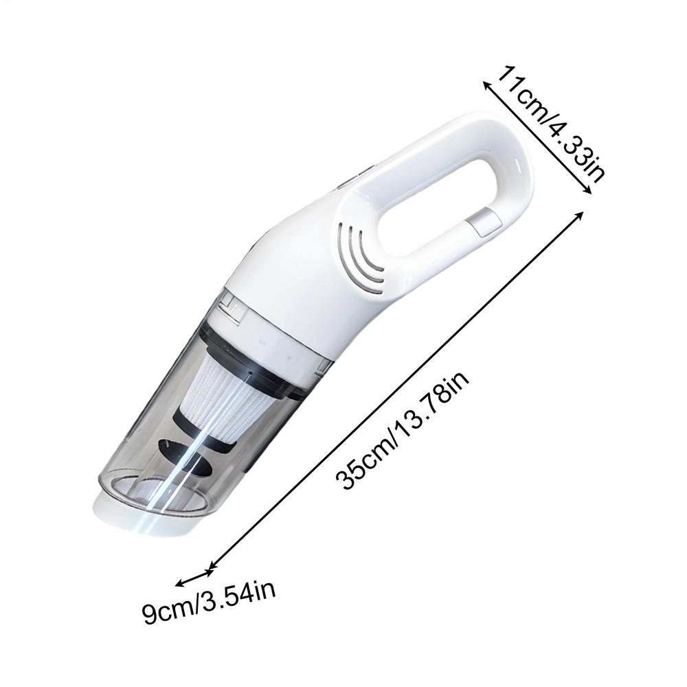 Aspirapolvere Wireless Portatile per Auto Potente Aspirazione Ricaricabile Portatile Ricarica Rapida per Auto Casa Peli di Animali